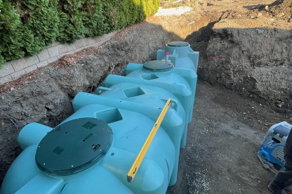 Septic tank installation in Vernon from Platinum Ridge Earthworks